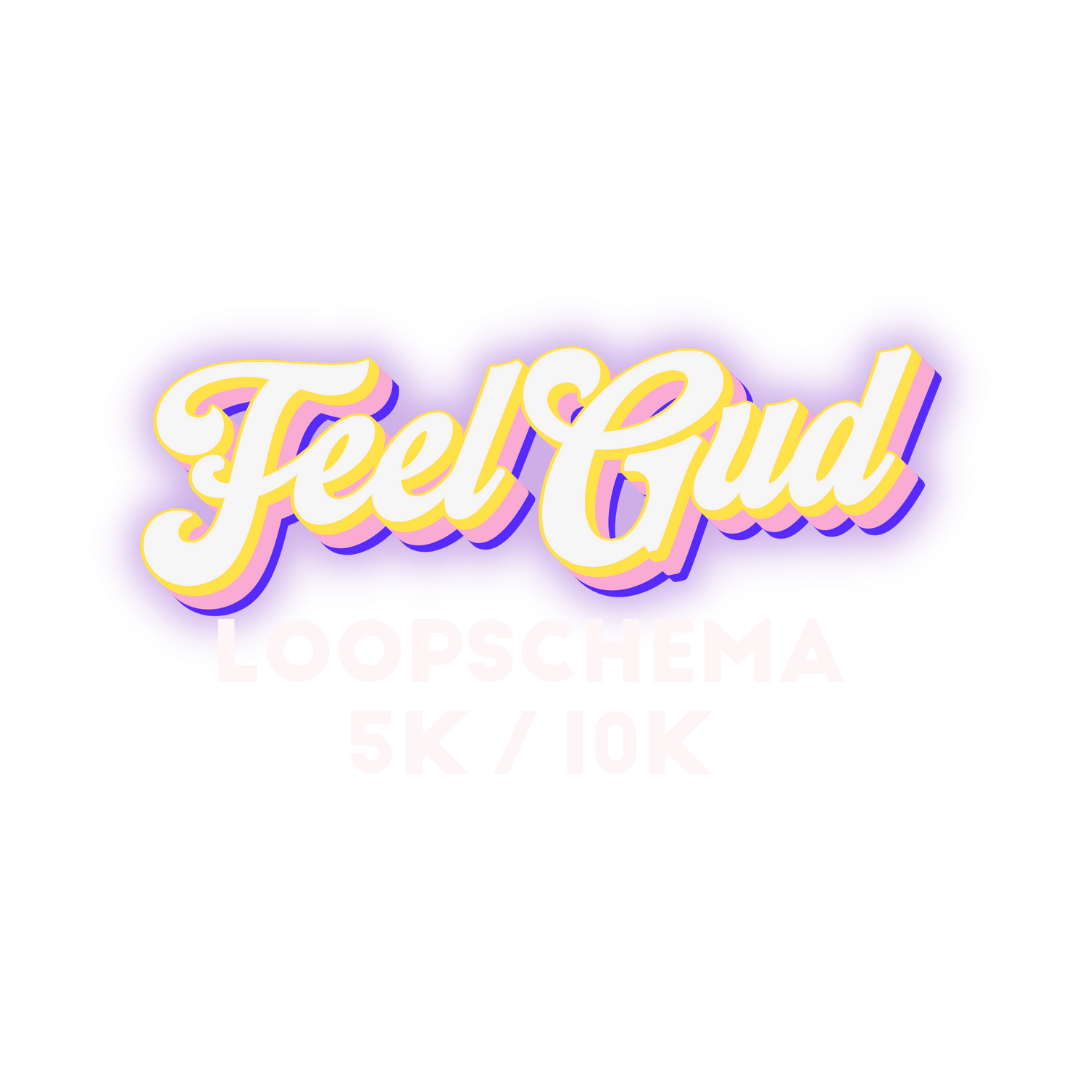 FeelGud loopschema 5k / 10k FeelGud